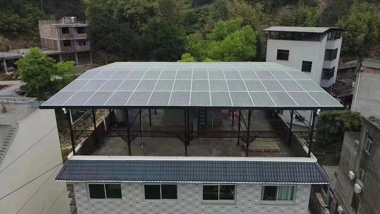 汝州15kw+10kwh自建别墅家庭光伏储能系统